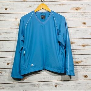 ADIDAS V Neck Climaproof Wind Jacket